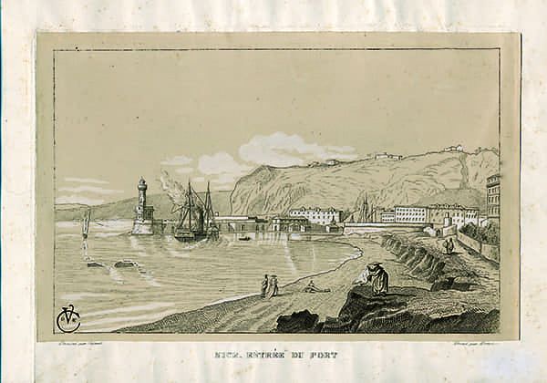 Titre : Nice. Entrée du port.- Jacques Guiaud