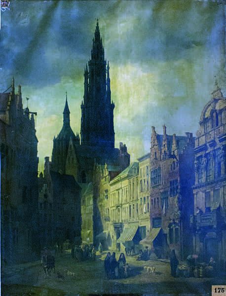 Titre : Vue d’Anvers.- Jacques Guiaud