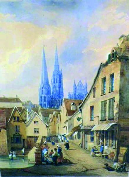 La cathédrale de Chartres.