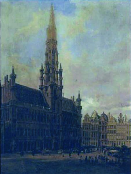 Titre : Grand place de Bruxelles.- Jacques Guiaud