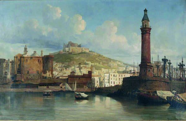 Titre : Vue de Naples.- Jacques Guiaud