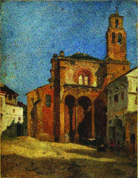 Titre : L’Église San Domingo à Grenade.- Jacques Guiaud