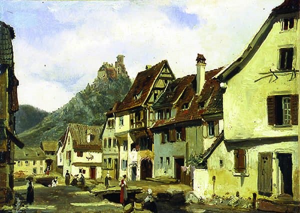 Titre : Vue de Ribeauvillé (Vosges).- Jacques Guiaud