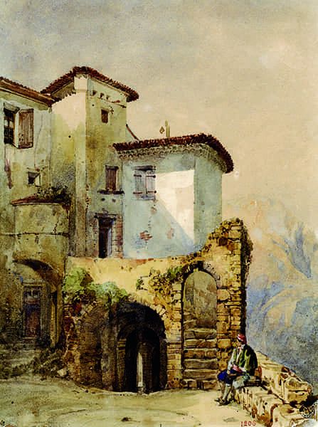 L’entrée du village d’Èze.