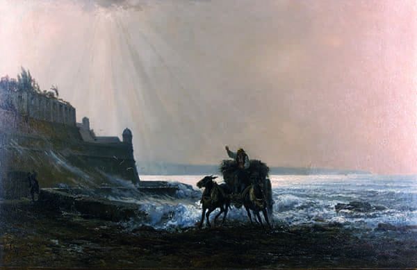 Titre : Bastion à Palma (île de Majorque).- Jacques Guiaud