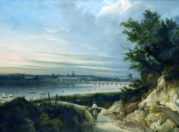 Vue de Bordeaux prise de Floirac.