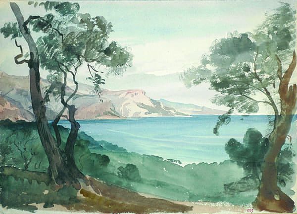 Titre : Monaco depuis Sainte-Dévote.- Jacques Guiaud