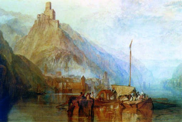 Kaub and the castle of Gutenfels