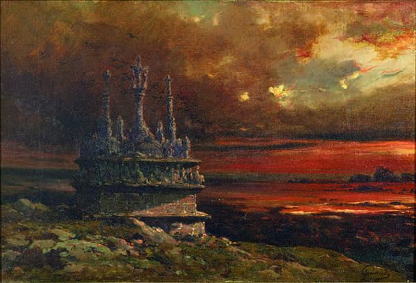 Titre : Le Calvaire de Tronoën.- Jacques Guiaud