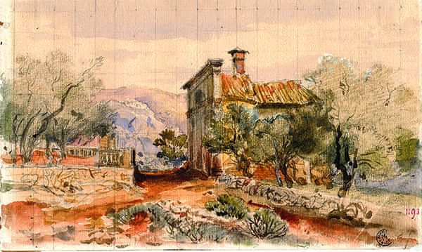 Titre : Cap-Ferrat, la chapelle Saint-François.- Jacques Guiaud