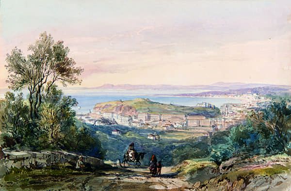 Titre : Vue de Nice depuis le col de Villefranche.- Jacques Guiaud