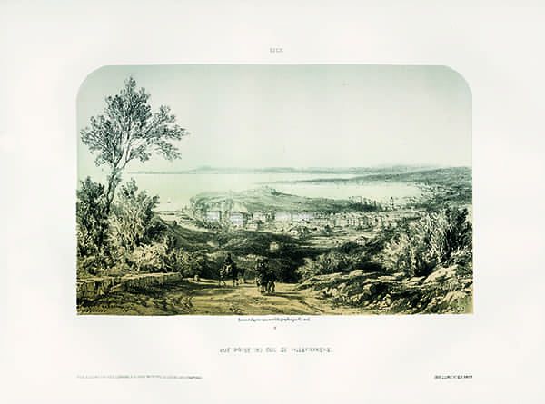 Titre : Vue prise depuis le col de Villefranche.- Jacques Guiaud
