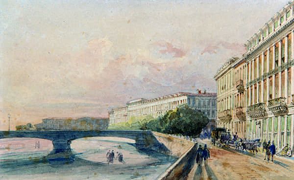 Titre : Nice, vue du quai Saint-Jean-Baptiste et du Pont-Neuf- Jacques Guiaud