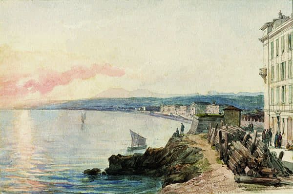 Titre : Nice, vue de la baie des Anges depuis Rauba-Capeù.- Jacques Guiaud