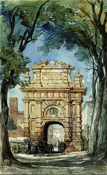 Titre : Nice, la porte de Turin.- Jacques Guiaud