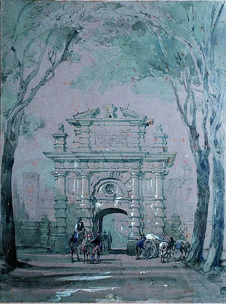 Titre : Nice, la porte de Turin.- Jacques Guiaud