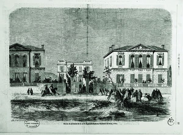 Maison de plaisance de S.A.R. la grande duchesse Stéphanie de Bade, à Nice.