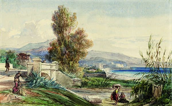 Titre : Nice, la route de France au pont Magnan.- Jacques Guiaud