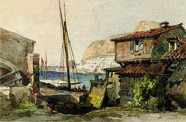 Titre : Le port de Nice.- Jacques Guiaud