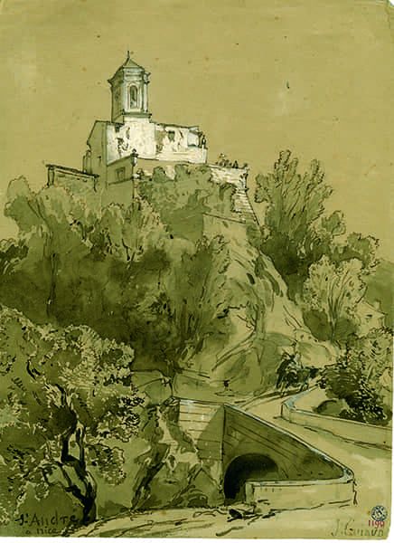 Titre : La chapelle du château de Saint-André.- Jacques Guiaud