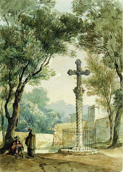 Titre : La Croix franciscaine de Cimiez.- Jacques Guiaud