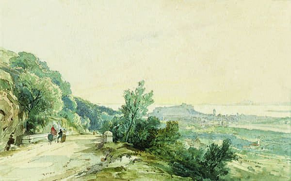 Titre : Vue de Nice depuis la Grande corniche.- Jacques Guiaud