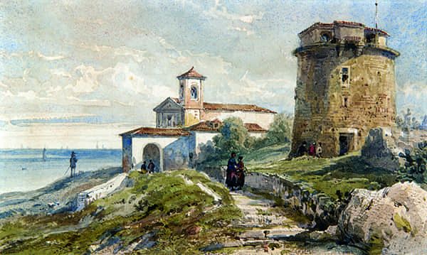 Titre : Vue de la pointe Sainte-Hospice.- Jacques Guiaud