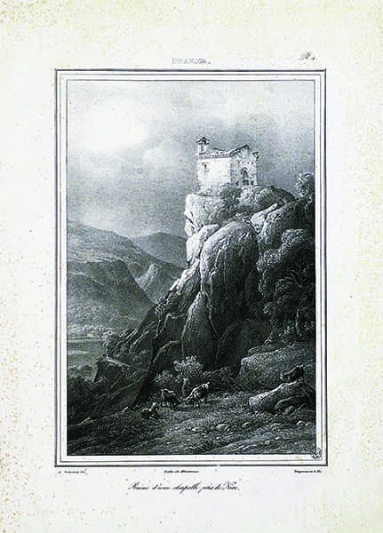 Ruine d’une chapelle près de Nice.