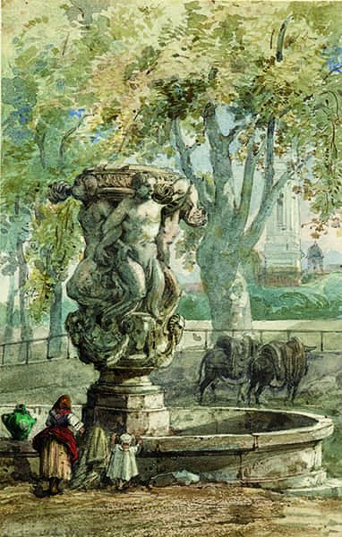 Titre : Nice, la fontaine des Tritons.- Jacques Guiaud