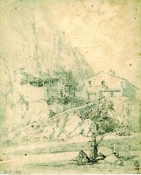 Titre : Nice, la montée du Château.- Jacques Guiaud